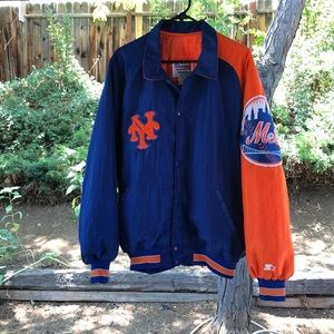 New York Mets Jacket Diamond Collection Starter